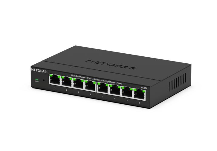 NETGEAR MS308 Non-géré 2.5G Ethernet (100/1000/2500) Noir