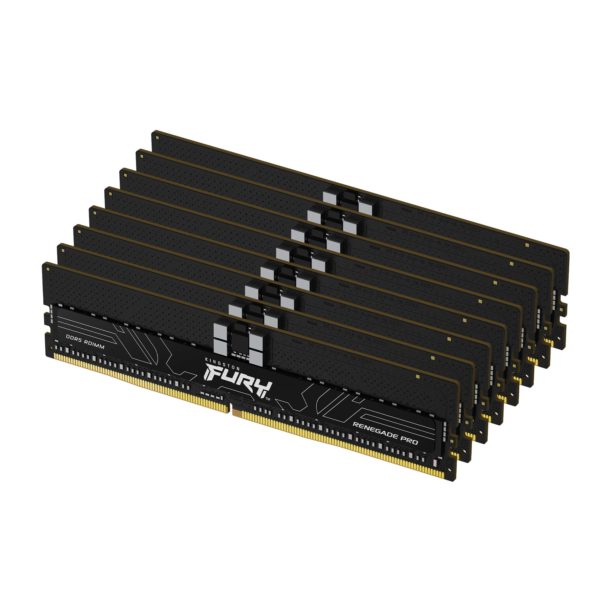 Kingston Technology FURY 256 Go 6000 MT/s DDR5 ECC Reg CL32 DIMM (kit de 8) Renegade Pro XMP