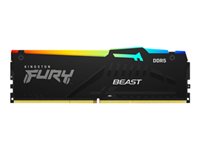 Kingston Technology FURY Beast RGB module de mémoire 16 Go 1 x 16 Go DDR5 5200 MHz