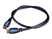 Crestron CBL-HD-6 câble HDMI 1,8 m HDMI Type A (Standard) Noir, Bleu