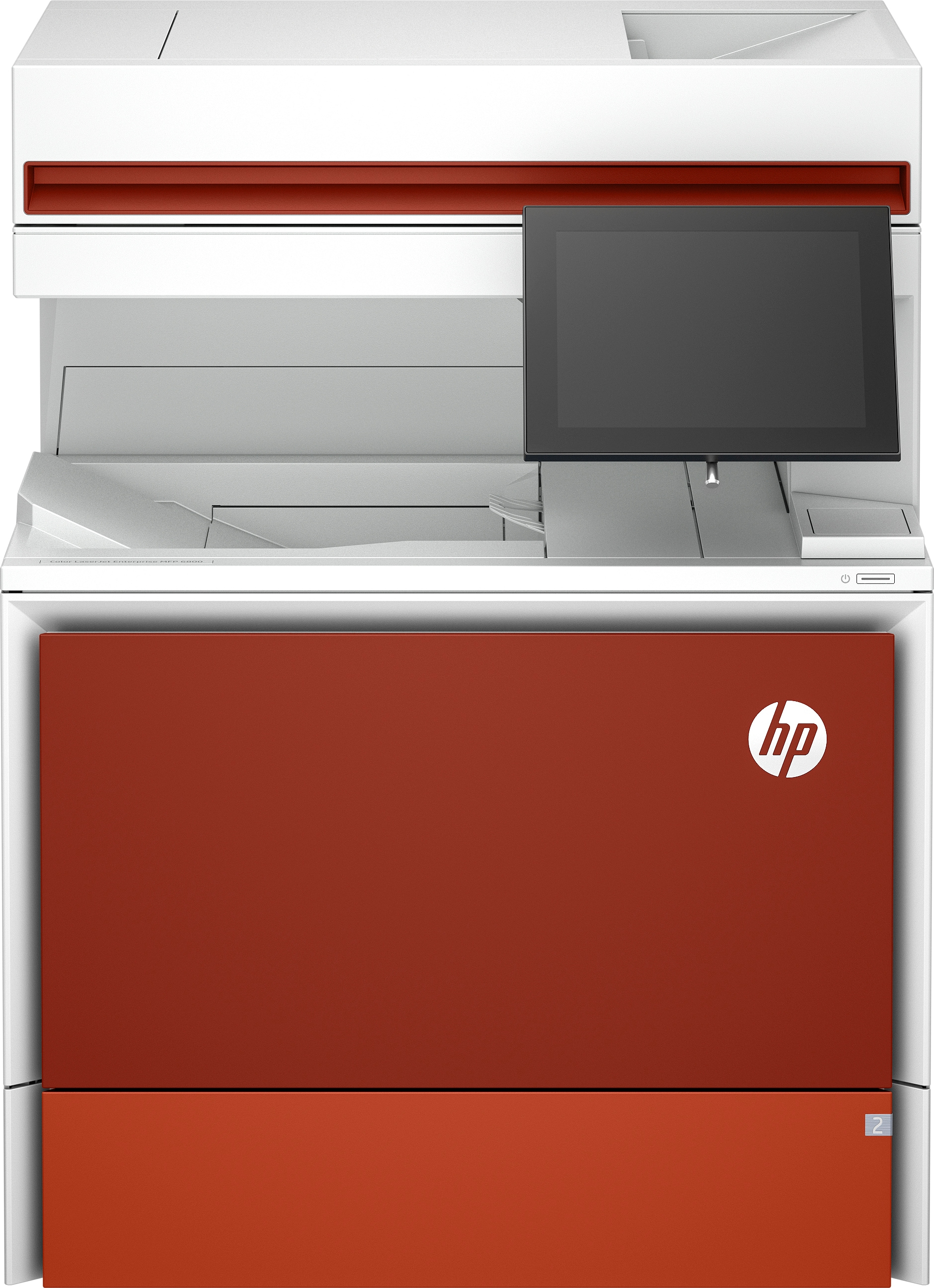 HP Color LaserJet Enterprise Imprimante multifonction 6800dn, Impression, copie, numérisation, télécopie (en option), Chargeur automatique de documents. Bacs haute capacité en option. Écran tactile. Cartouche TerraJet