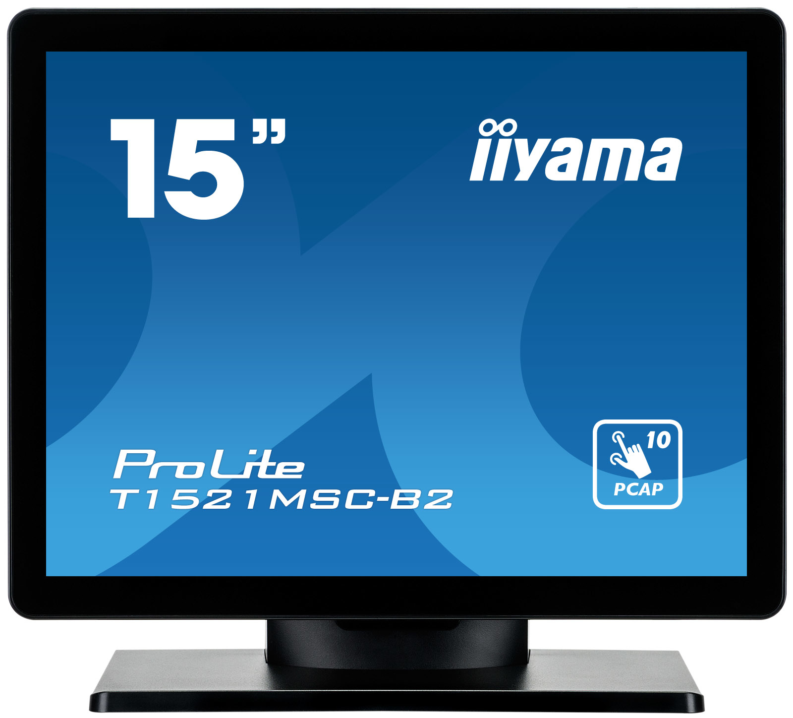 iiyama ProLite T1521MSC-B2 écran plat de PC 38,1 cm (15") 1024 x 768 pixels XGA LED Écran tactile Dessus de table Noir