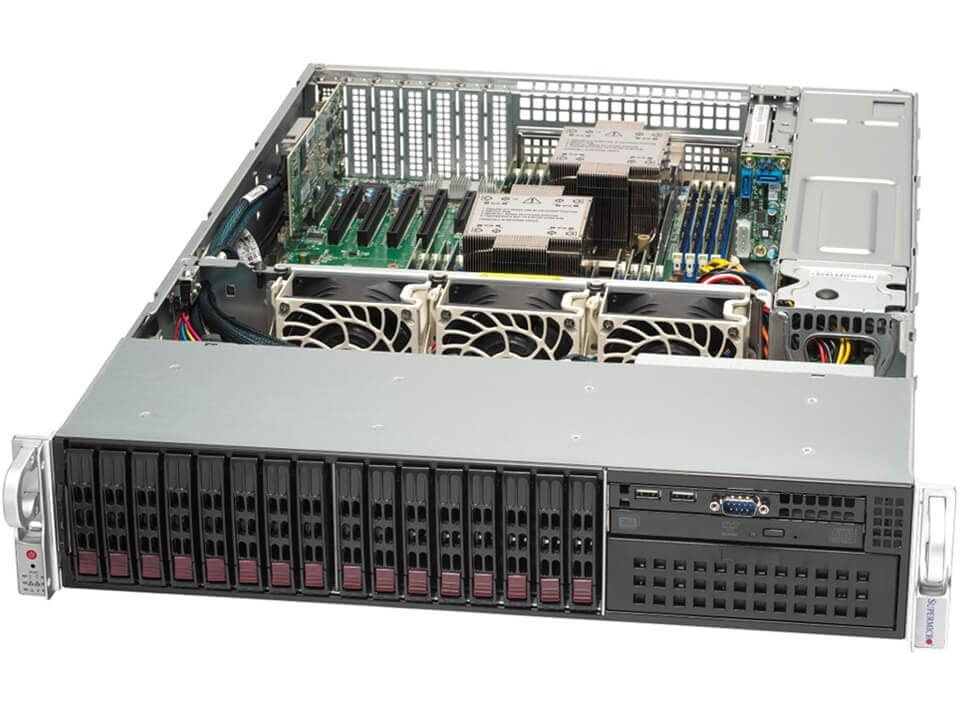 Supermicro SYS-221P-C9RT serveur barebone Intel C741 LGA 4677 (Socket E) Rack (2 U) Argent