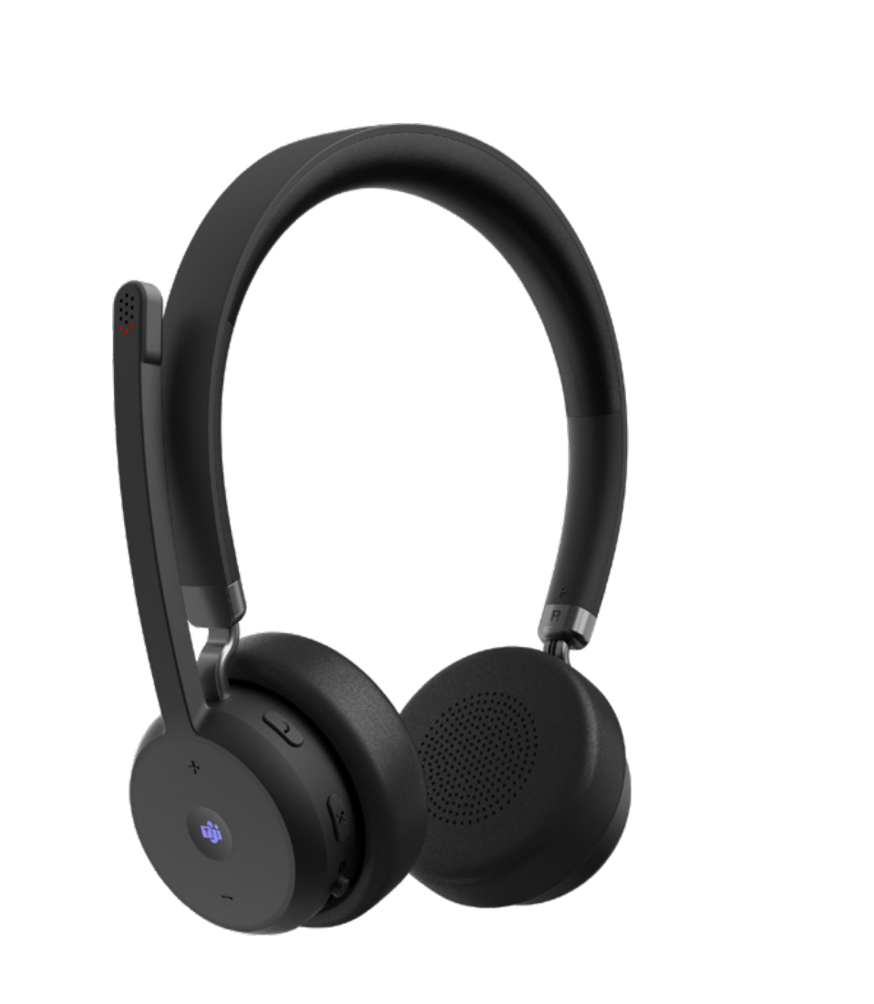 Lenovo Wireless VoIP Headset Casque Sans fil Arceau Bureau/Centre d'appels Bluetooth Noir