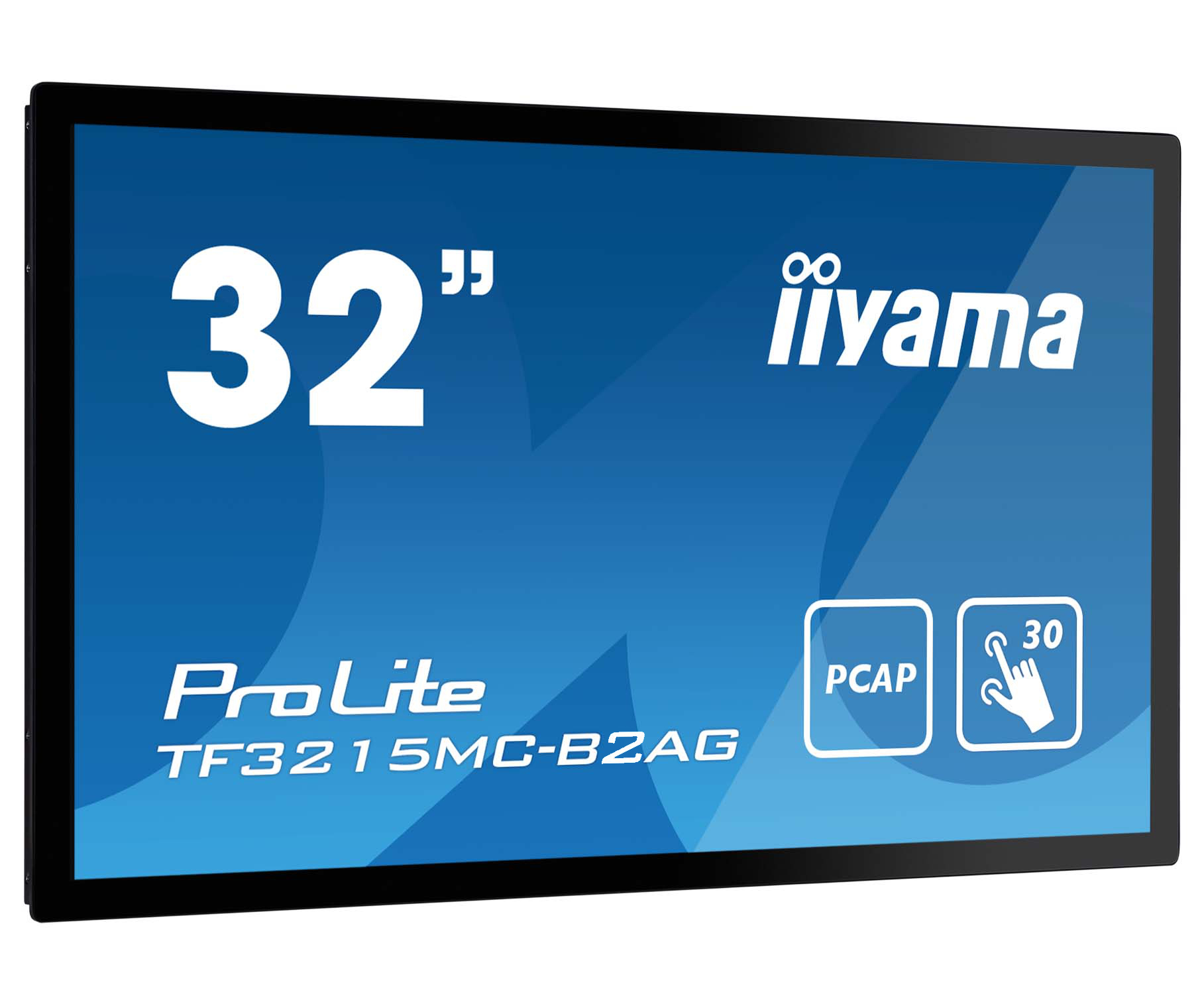 iiyama ProLite TF3215MC-B2AG écran plat de PC 80 cm (31.5") 1920 x 1080 pixels Full HD LED Écran tactile Kiosque Noir