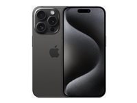Apple iPhone 15 Pro 15,5 cm (6.1") Double SIM iOS 17 5G USB Type-C 128 Go Titane, Noir