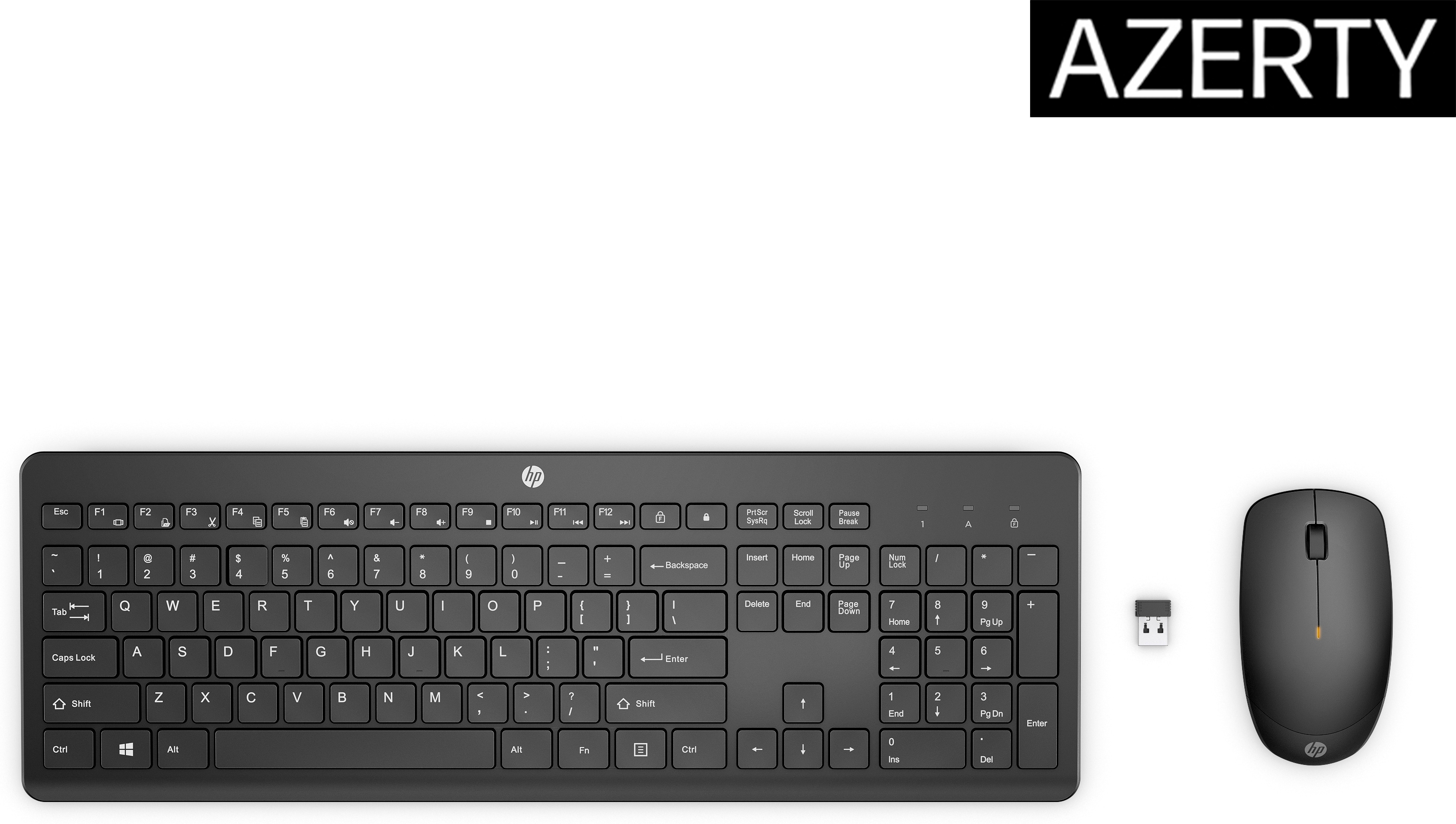 HP Ensemble clavier et souris sans fil 650