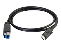 C2G 1m USB 3.1 Gen 1 USB Type C to USB B Cable M/M