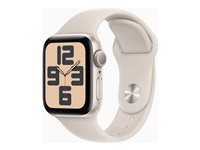 Apple Watch SE OLED 40 mm Numérique 324 x 394 pixels Écran tactile Beige Wifi GPS (satellite)