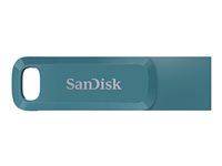 SanDisk Ultra Dual Drive Go USB 64GB lecteur USB flash 64 Go USB Type-A / USB Type-C 3.2 Gen 1 (3.1 Gen 1) Bleu