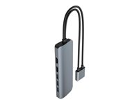 HYPER HD392-GRAY hub & concentrateur USB 3.2 Gen 1 (3.1 Gen 1) Type-C 5000 Mbit/s Gris