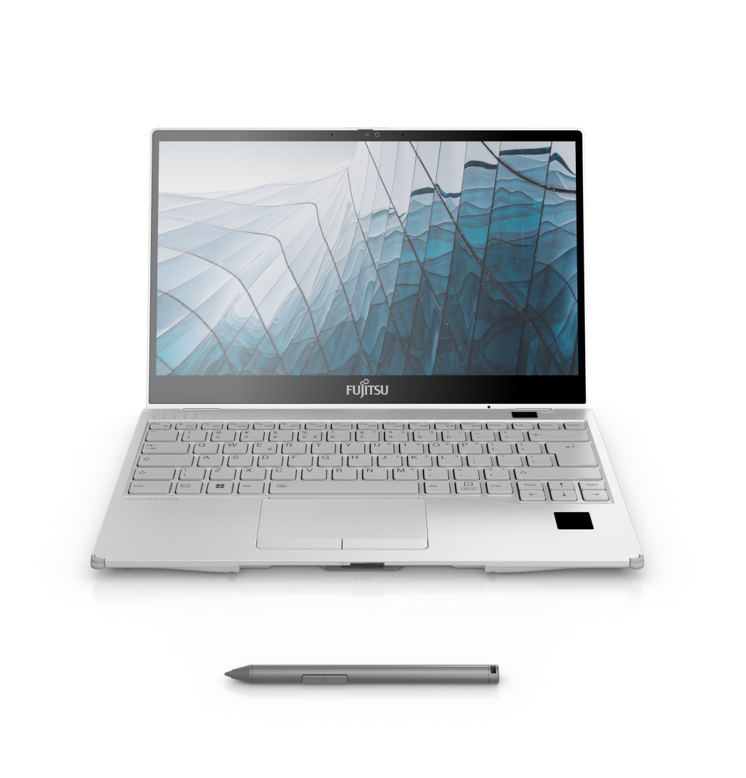 Fujitsu LIFEBOOK U9313X Hybride (2-en-1) 33,8 cm (13.3") Écran tactile Full HD Intel® Core™ i7 i7-1370P 16 Go LPDDR5-SDRAM 1 To SSD Wi-Fi 6E (802.11ax) Windows 11 Pro Argent, Blanc