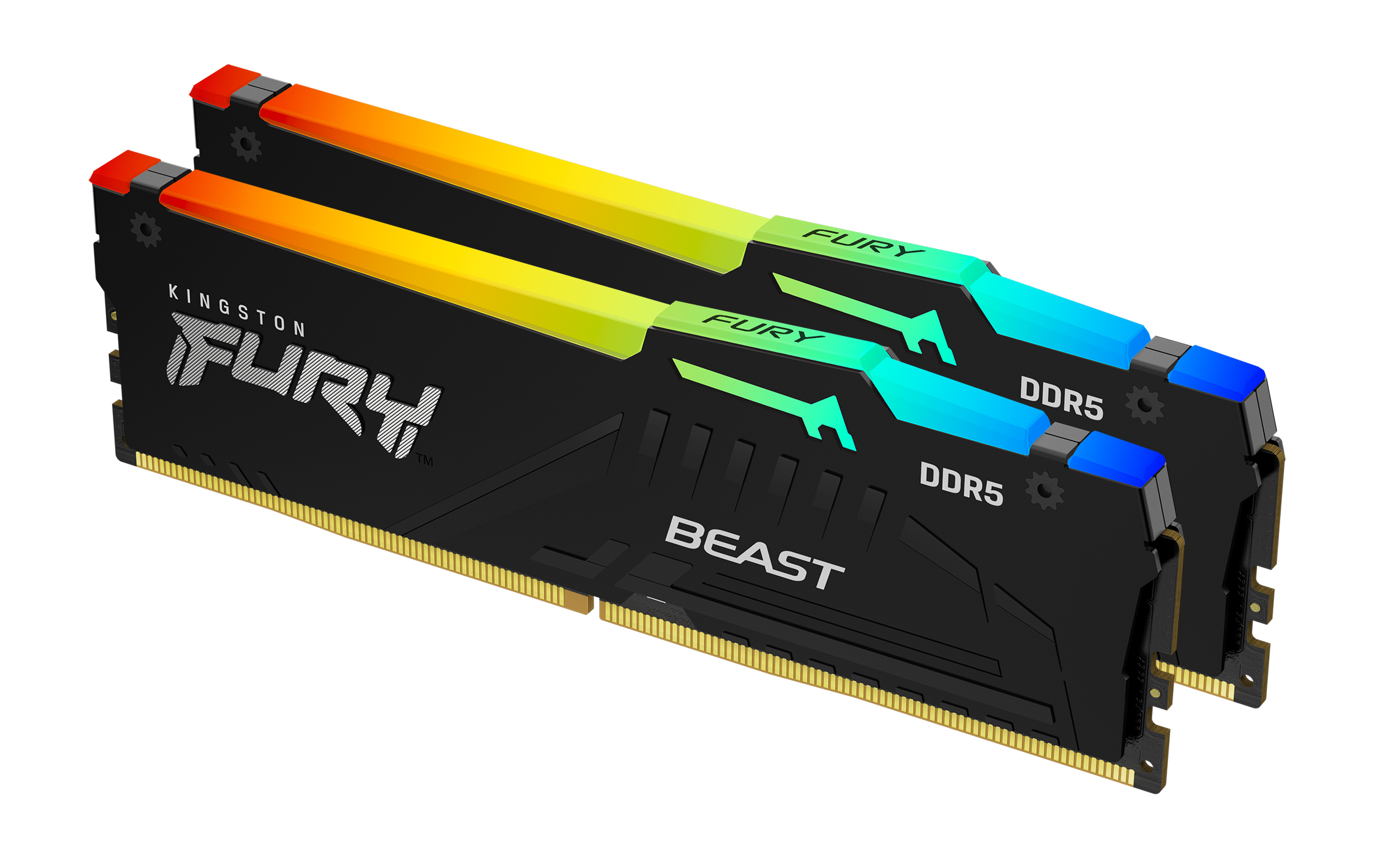 Kingston Technology FURY Beast 32GB 6400MT/s DDR5 CL32 DIMM (Kits de 2) RGB XMP