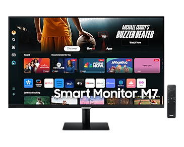 Samsung Smart Monitor M7 M70D écran plat de PC 81,3 cm (32") 3840 x 2160 pixels 4K Ultra HD LED Noir
