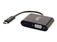 C2G USB C to VGA Video Adapter w/ Power Delivery