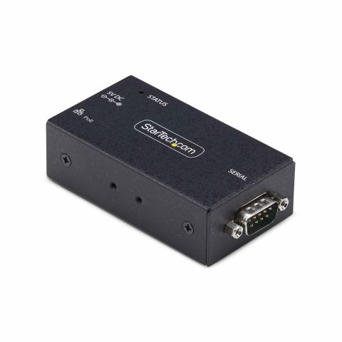 StarTech.com I13P-SERIAL-ETHERNET convertisseur série, répéteur et isolateur RS-232 RJ-45 Noir