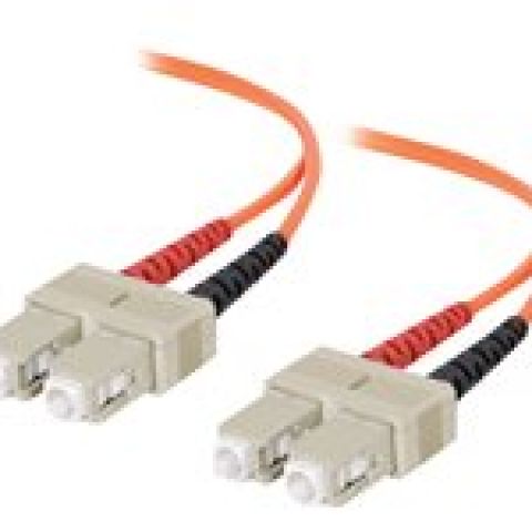C2G SC-SC 62.5/125 OM1 Duplex Multimode PVC Fiber Optic Cable (LSZH)