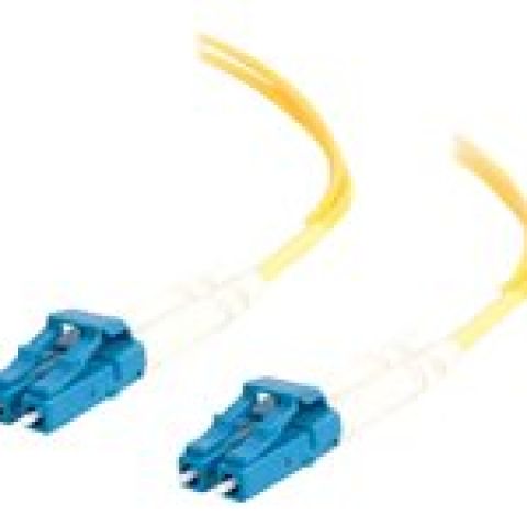 C2G LC-LC 9/125 OS1 Duplex Singlemode PVC Fiber Optic Cable (LSZH)