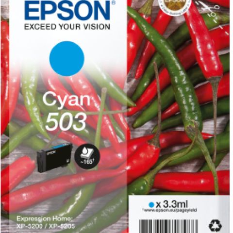 Epson 503 cartouche d'encre 1 pièce(s) Original Rendement standard Cyan