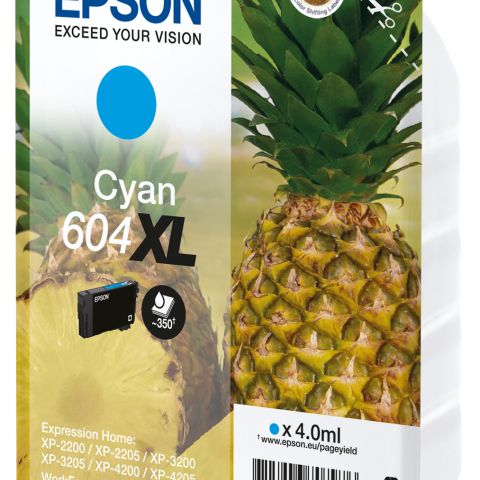 Epson 604XL cartouche d'encre 1 pièce(s) Original Rendement élevé (XL) Cyan