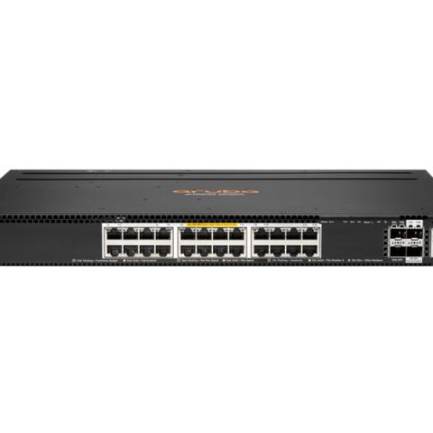 Aruba R8S89A commutateur réseau Géré 10G Ethernet (100/1000/10000) Connexion Ethernet, supportant l'alimentation via ce port (PoE) Noir