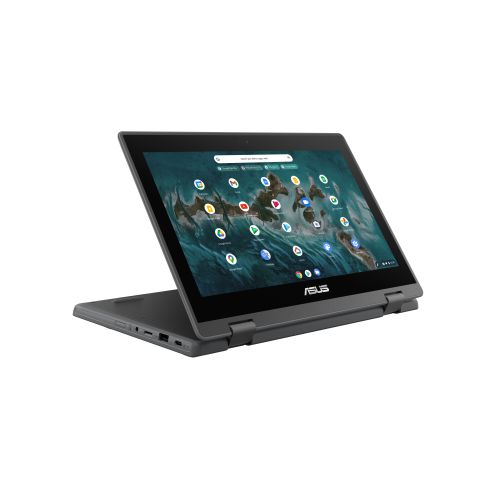 ASUS Chromebook Flip CR1 CR1100FKA-BP0354 N6000 29,5 cm (11.6") Écran tactile HD Intel® Pentium® Silver 4 Go LPDDR4x-SDRAM 64 Go eMMC Wi-Fi 6 (802.11ax) ChromeOS Gris