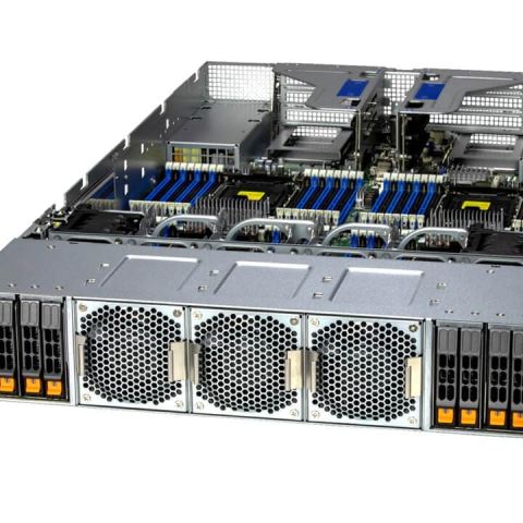 Supermicro SYS-241H-TNRTTP serveur barebone Intel C741 LGA 4677 (Socket E) Rack (2 U) Argent