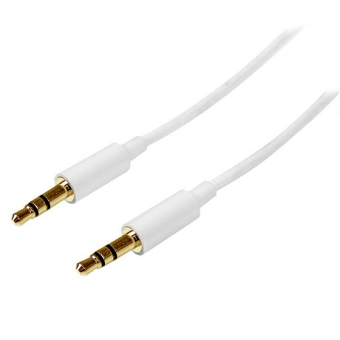 StarTech.com Câble audio stéréo Mini-Jack 3,5 mm slim de 2 m