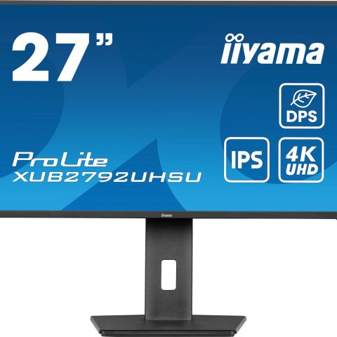 iiyama ProLite XUB2792UHSU-B6 écran plat de PC 68,6 cm (27") 3840 x 2160 pixels Dual UHD LED Noir