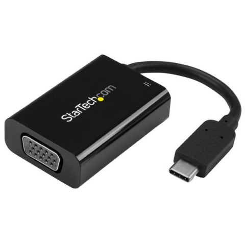 StarTech.com Adaptateur vidéo USB-C vers VGA avec USB Power Delivery