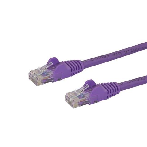 StarTech.com Câble réseau Cat5e sans crochet de 7 m - Violet