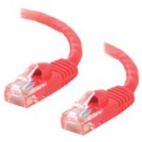 Cbl/10M Mlded/Btd Red CAT5E PVC UTP PAT