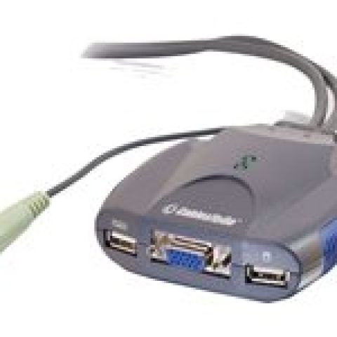 C2G TruLink 2-Port VGA and USB Micro KVM with Audio