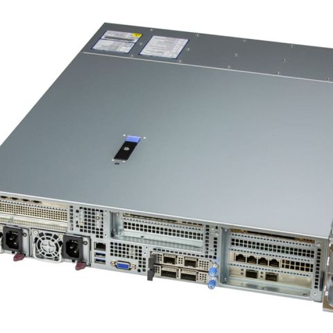 Supermicro SYS-221HE-FTNR serveur barebone Intel C741 LGA 4677 (Socket E) Rack (2 U) Argent