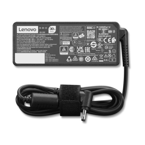 Lenovo 4X21K07722 adaptateur de puissance & onduleur Intérieure 65 W Noir