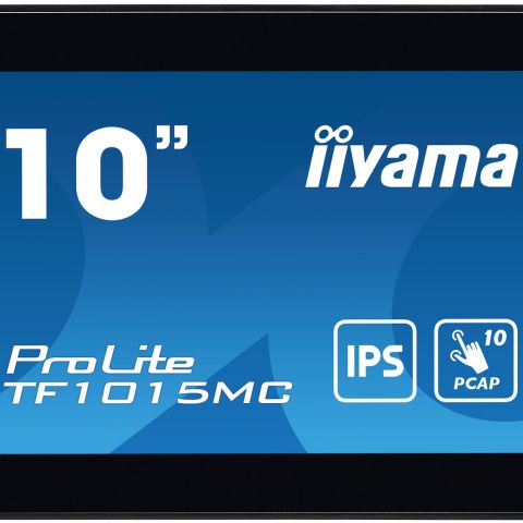 iiyama ProLite TF1015MC-B3 écran plat de PC 25,6 cm (10.1") 1280 x 800 pixels HD LED Écran tactile Noir