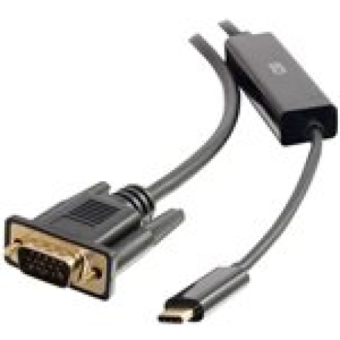 C2G 4.5m (15ft) USB C to VGA Adapter Cable