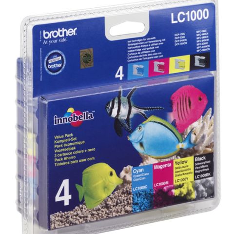Brother LC1000 Value Pack