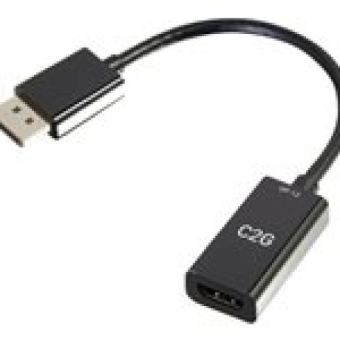 C2G 8in DisplayPort Male to HDMI Female Passive Adapter Converter