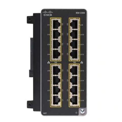 Cisco Catalyst IE3300 Géré L2 Gigabit Ethernet (10/100/1000) Noir