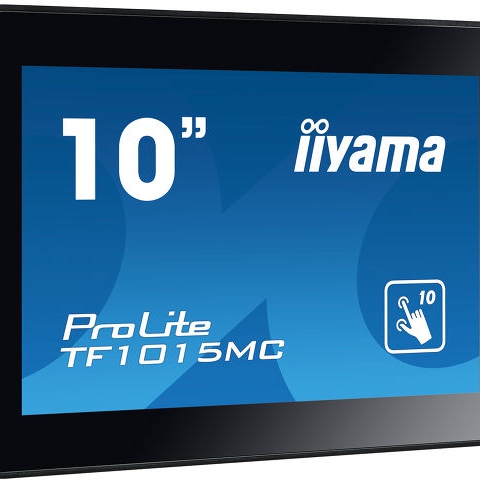 iiyama TF1015MC-B2 moniteur à écran tactile 25,6 cm (10.1") 1280 x 800 pixels Plusieurs pressions Noir