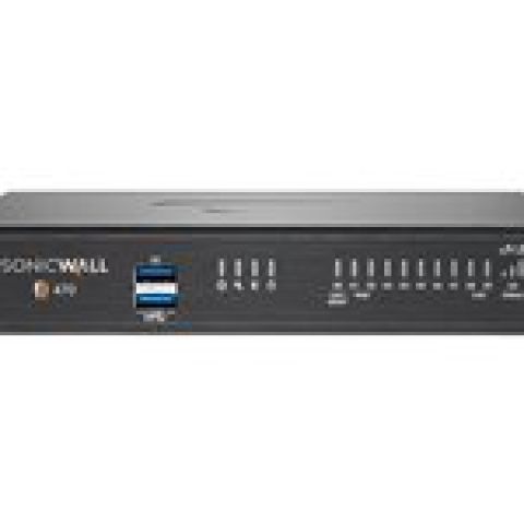 SonicWall TZ470 (Gen 7) - Security appliance - with 3 years Advanced Protection Service Suite - GigE, 2.5 GigE - Promotional Tradeup - desktop