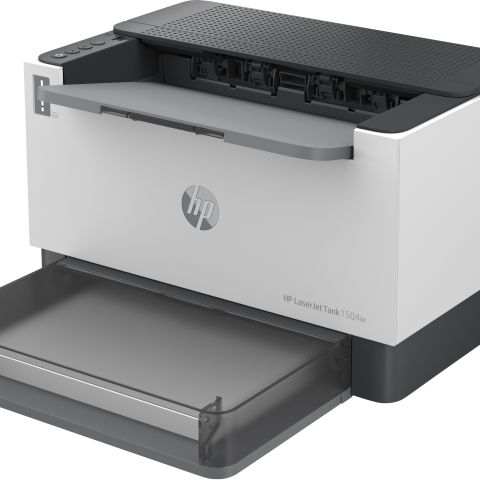 HP LaserJet Imprimante Tank 1504w, Noir et blanc, Imprimante pour Entreprises, Imprimer, Format compact. Éco-énergétique. Wi-Fi double fréquence