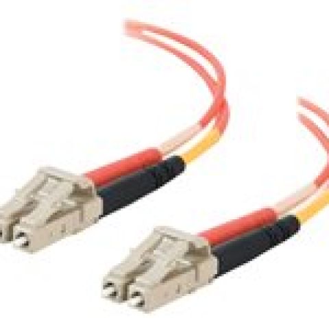 C2G LC-LC 50/125 OM2 Duplex Multimode PVC Fiber Optic Cable (LSZH)