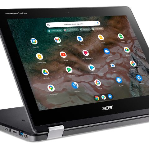 Acer Chromebook R853TA-C9EV N4500 30,5 cm (12") Écran tactile HD+ Intel® Celeron® 4 Go LPDDR4x-SDRAM 32 Go Flash Wi-Fi 6 (802.11ax) ChromeOS Noir
