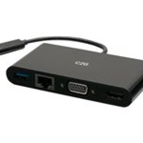 USB-C to HDMI VGA USB-A and RJ45