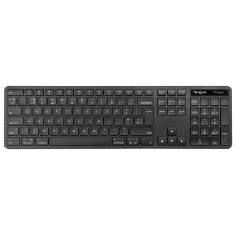 Targus AKB873UK clavier Universel RF sans fil + Bluetooth QWERTY Anglais britannique Noir