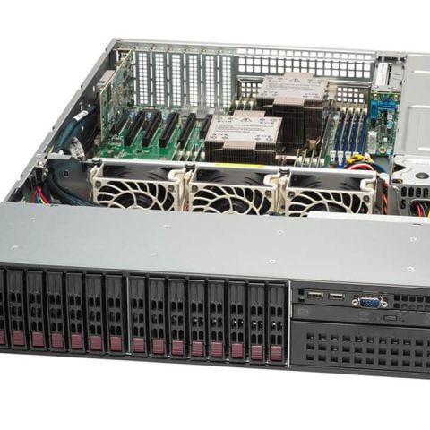 Supermicro SYS-221P-C9RT serveur barebone Intel C741 LGA 4677 (Socket E) Rack (2 U) Argent