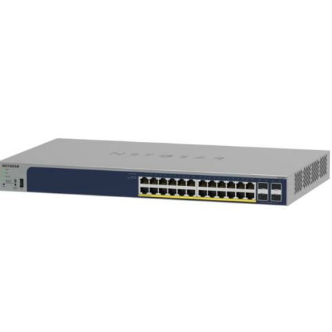 NETGEAR GS752TPP Géré L2/L3/L4 Gigabit Ethernet (10/100/1000) Connexion Ethernet, supportant l'alimentation via ce port (PoE) Gris