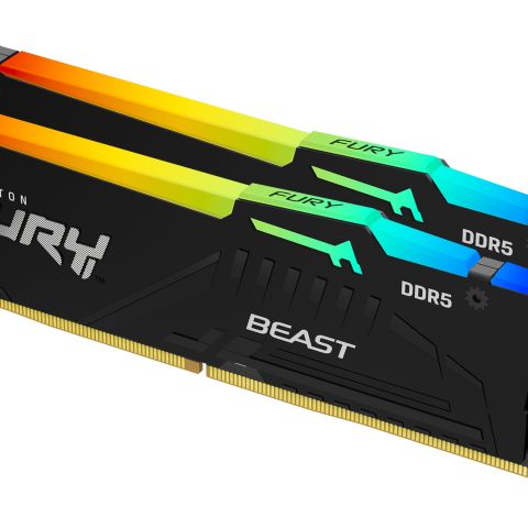 Kingston Technology FURY Beast 64GB 6000MT/s DDR5 CL30 DIMM (Kits de 2) RGB XMP